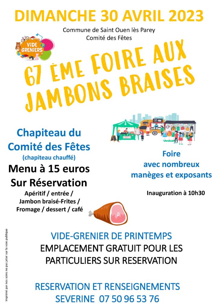 67 éme foire aux jambons braises